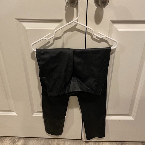 Zara Pants & Jumpsuits Zara Leather Pants Poshmark